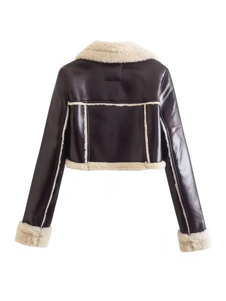 Veste de fourrure pour femme